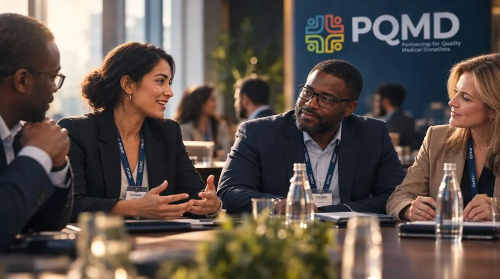 PQMD members in conversation at a convening
